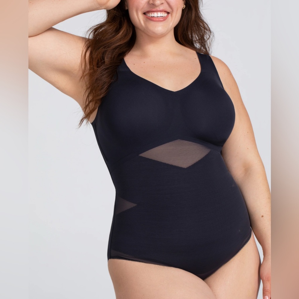 Honeylove Black Sculpting Bodysuit Shapewear